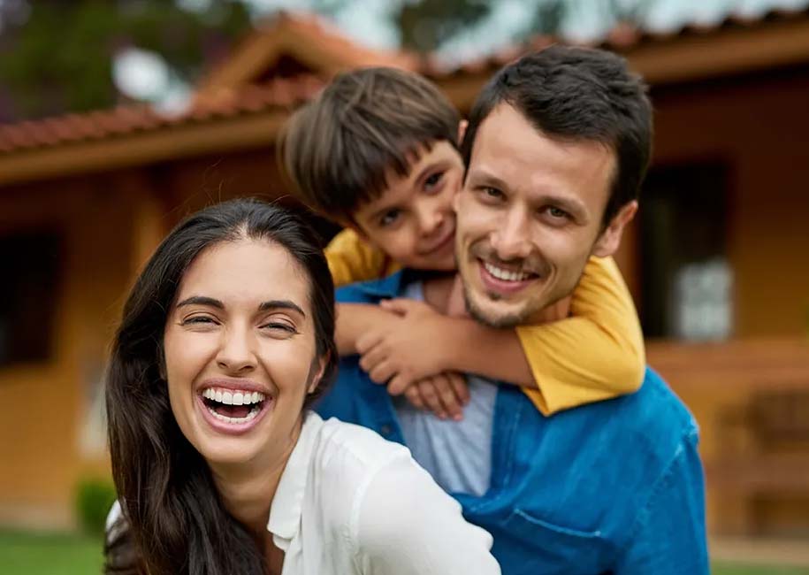 Família com seguro Multicare